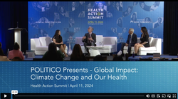 POLITICO Presents - Global Impact: Climate Change and Our Health